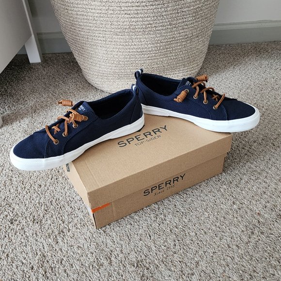 Sperry | Shoes | Womens Sperry Pier Wave Navy Blue Size 75 Great ...